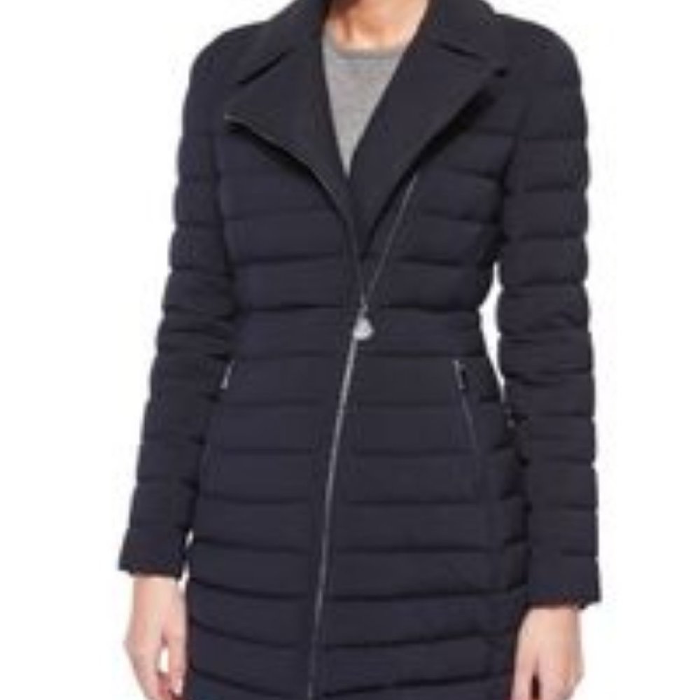 Moncler Noues Down and Wool Coat